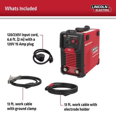 Image showing 5 th Lincoln Electric 225 Amp Stick/TIG Welder, 120/230-Volt Weld-Pak 225i, Electric (DC)