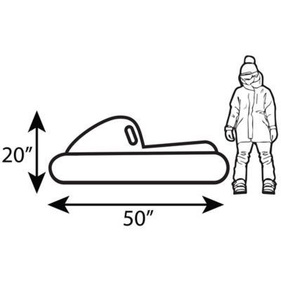Image showing  CocoNut: 50 in. Snowmobile Sled - FX4 Racing