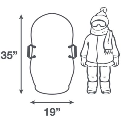 Image showing  CocoNut: 35 in. Foam Sled 2 Pack - Polar Bear