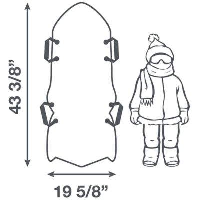 Image showing  CocoNut: Foam Sled 2 Pack - Polar Bear & Rocket Ship