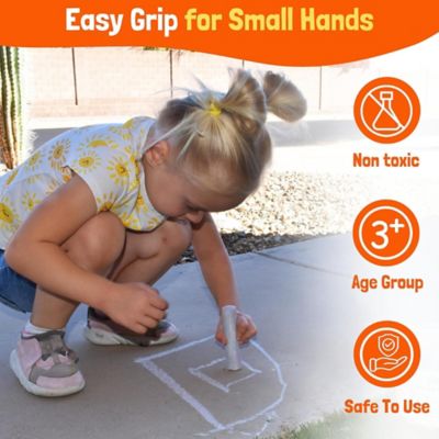 Image showing 2 th Salus CocoNut: Jumbo Sidewalk Chalk Bucket, 20 pc.