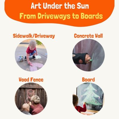 Image showing 3 th Salus CocoNut: Jumbo Sidewalk Chalk Bucket, 20 pc.