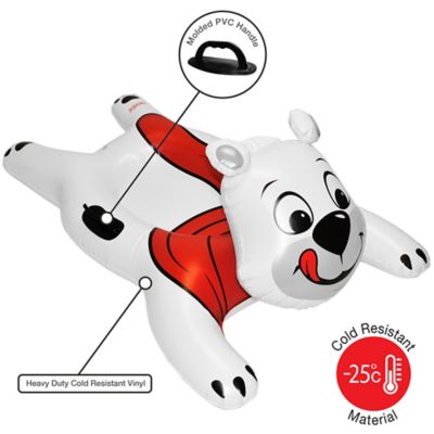 Image showing  CocoNut: 54 in. Snow Sled - Polar Bear Racer