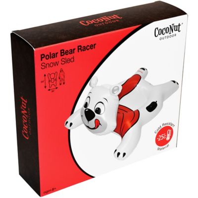 Image showing  CocoNut: 54 in. Snow Sled - Polar Bear Racer