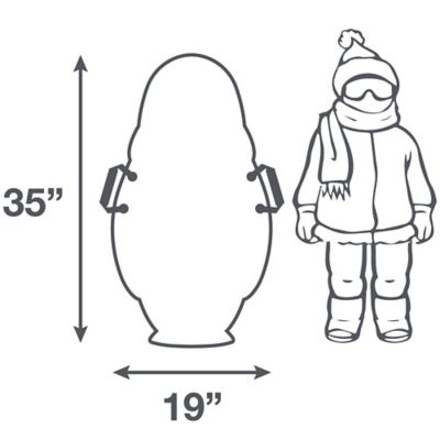 Image showing  CocoNut: Foam Sled 2 Pack - Penguin & Rocket Ship