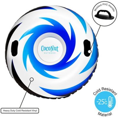 Image showing  CocoNut: 48 in. Jumbo Snow Tube - Ice Blue Polar Vortex