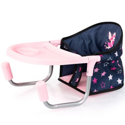 Bayer Table Seat, Navy/Pink, Stars