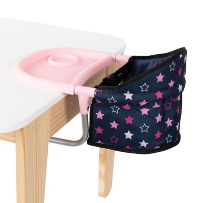 Image showing  Table Seat, Navy/Pink, Stars