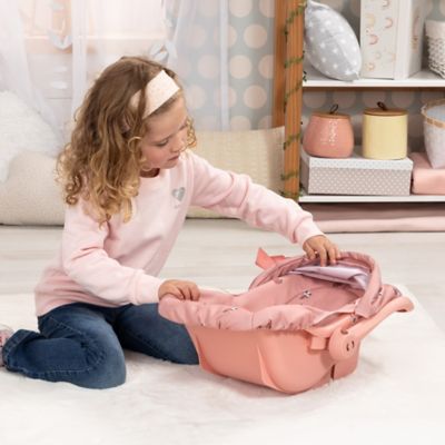 Image showing  Deluxe Car Seat, Coral Pink Floral