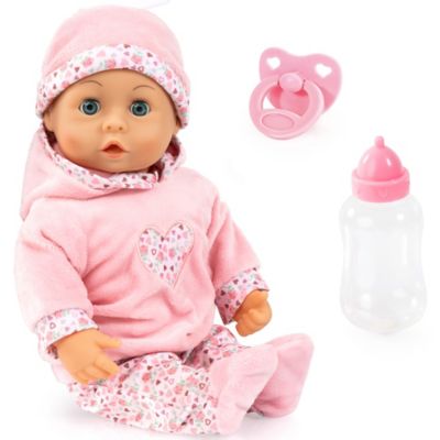 Bayer First Words Baby Doll, 15 in. Pink & Hearts