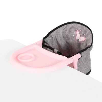 Image showing 3 th Bayer Table Seat, Pink, Grey, Butterfly