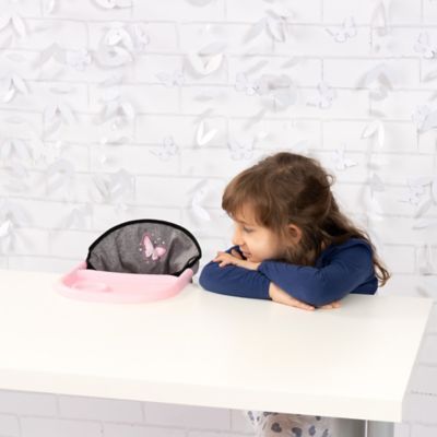 Image showing 5 th Bayer Table Seat, Pink, Grey, Butterfly