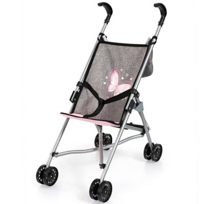 Bayer Buggy Grey, Pink, Butterfly