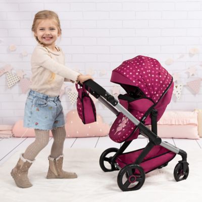 Image showing  Pram Xeo - Bordeaux, White, Fairy