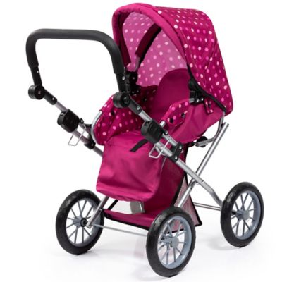 Image showing  Pram City Star - Bordeaux, White, Fairy