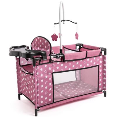 Bayer Multi-Bed Set - Pink & Stars