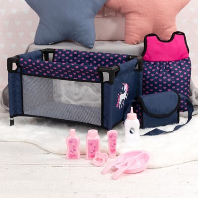 Image showing  Travel Set - Navy-Pink-Unicorn