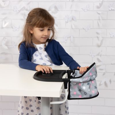 Image showing  Table Seat - Grey, Pink, Stars