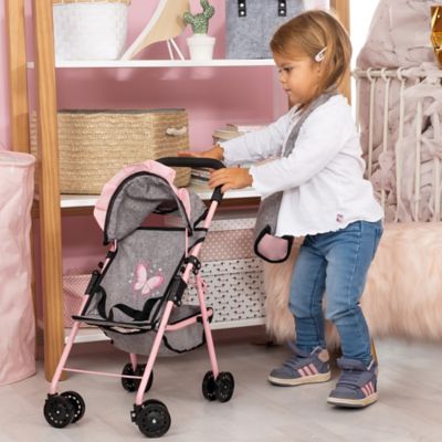 Image showing  Buggy Grey, Soft Pink, Butterfly