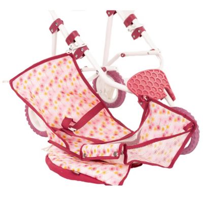 Image showing  3-Wheel Doll Buggy: Happy Flower