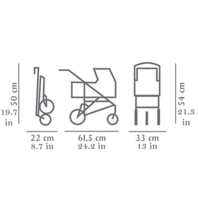 Image showing 5 th Gotz 3-Wheel Doll Buggy: Happy Flower