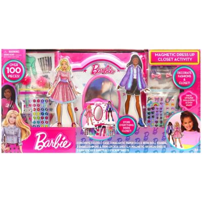 Tara Toy Barbie: Magnetic Dress Up Closet Activity
