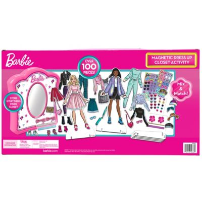 Image showing  Barbie: Magnetic Dress Up Closet Activity