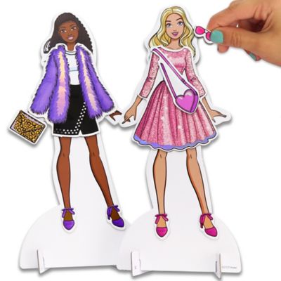Image showing  Barbie: Magnetic Dress Up Closet Activity
