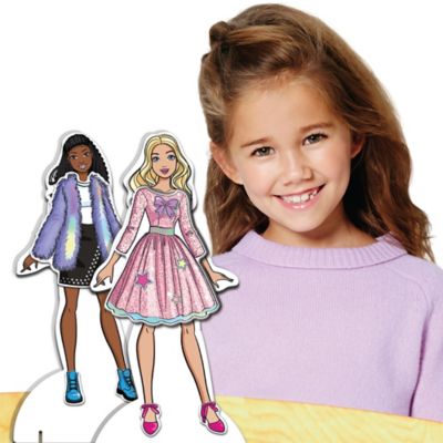 Image showing  Barbie: Magnetic Dress Up Closet Activity