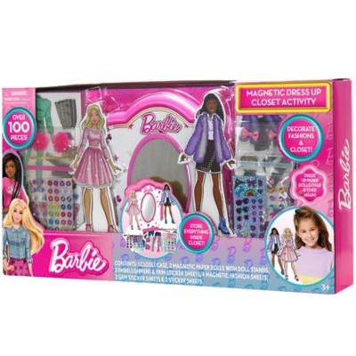Image showing 5 th Tara Toy Barbie: Magnetic Dress Up Closet Activity