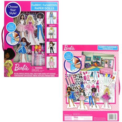 Image showing 6 th Tara Toy Barbie: Fabric Fashions Paper Dolls