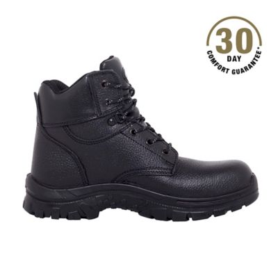 Image showing  Unisex Tradesman Lace Up Work Boot, Steel Toe, Slip Resistant, Water & Heat Resistant, Durable TPU Sole