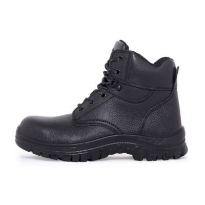 Image showing  Unisex Tradesman Lace Up Work Boot, Steel Toe, Slip Resistant, Water & Heat Resistant, Durable TPU Sole