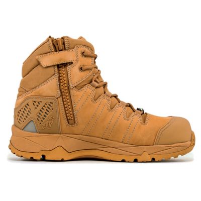 Image showing  Unisex Octane Zip Work Boot, Composite Toe, Slip Resistant, EH Rated, Heat & Water Resistant, Reflective Trim