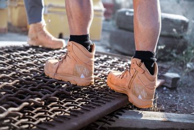 Image showing  Unisex Octane Zip Work Boot, Composite Toe, Slip Resistant, EH Rated, Heat & Water Resistant, Reflective Trim