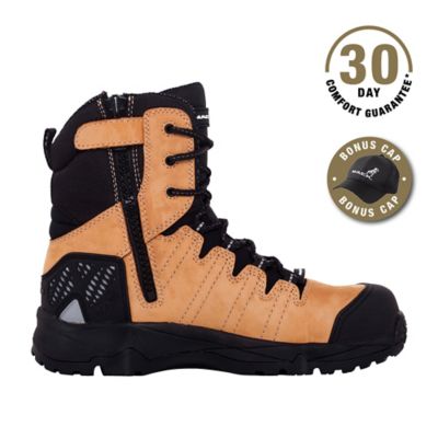 Image showing  Unisex Terrapro Zip Work Boot, Composite Toe, Slip Resistant, 572 deg. F Heat Resistant, Water & Fuel Oil Safe