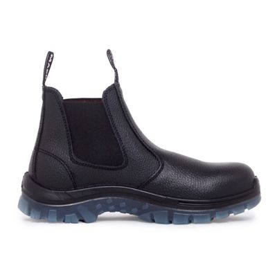 Image showing  Mens Tradie Slip-On Work Boot, Steel Toe, Slip Resistant, Water/Heat Resistant, Anti-Static, Durable TPU Sole