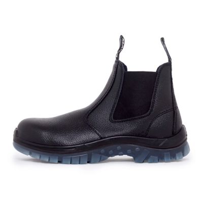 Image showing  Mens Tradie Slip-On Work Boot, Steel Toe, Slip Resistant, Water/Heat Resistant, Anti-Static, Durable TPU Sole
