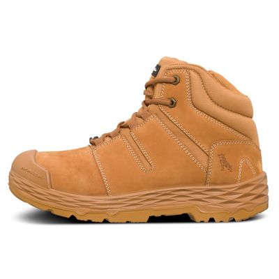 Image showing 3 th Mack Workwear USA Unisex Shift Zip Side Work Boot, Steel Toe, Slip Resistant, Waterproof, Heat & Fuel Oil Resistant, Anti-Static