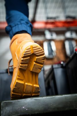 Image showing 6 th Mack Workwear USA Unisex Force Zip Side Work Boot, Steel Toe, Slip Resistant, Waterproof, Heat & Fuel Oil Resistant, Anti-Static