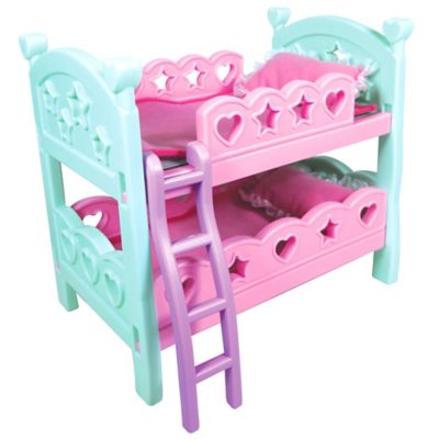 Image showing  12 in. Baby Doll Set: Bunk Bed High Chair