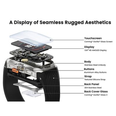 Image showing  TANK X2 Ultra GPS Smartband (Black)