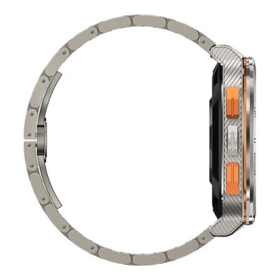 Image showing 9 th KOSPET TANK M3 Ultra Special Edition GPS Smartwatch with Stainless Steel Band (Silver)