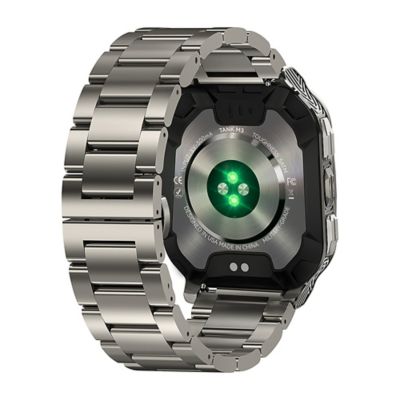 Image showing  TANK M3 Special Edition Smartwatch with Stainless Steel Band (Silver)