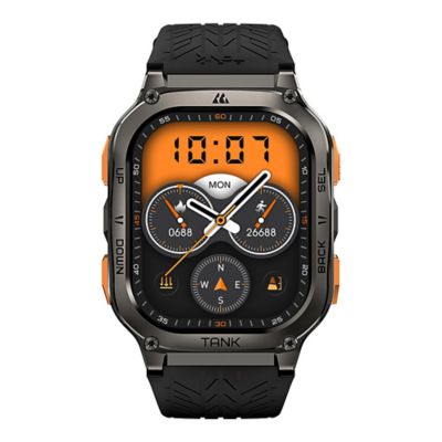 Image showing 7 th KOSPET TANK M3 Ultra GPS Smartwatch with Silicone Band (Black)