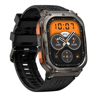 Image showing 9 th KOSPET TANK M3 Ultra GPS Smartwatch with Silicone Band (Black)