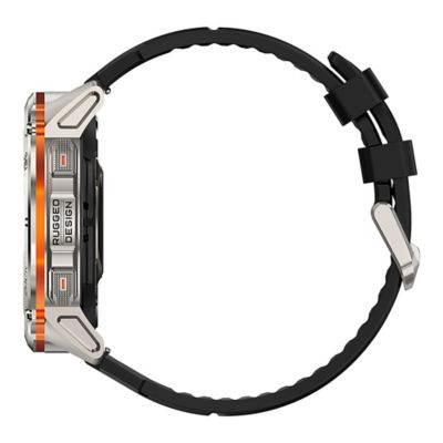 Image showing 8 th KOSPET TANK T3 Ultra 2 GPS Smartwatch with Silicone Band (Silver)