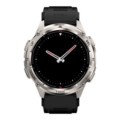 Image showing 9 th KOSPET TANK T3 Ultra 2 GPS Smartwatch with Silicone Band (Silver)