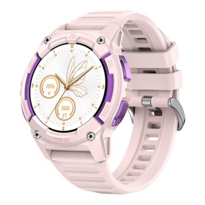 KOSPET TANK S2 GPS Smartwatch with Silicone Band (Violet Pink)
