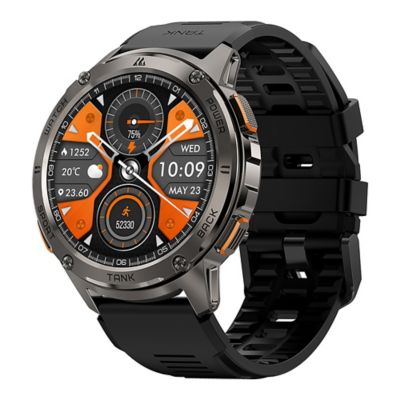 KOSPET TANK T3 Smartwatch with Silicone Band (Black)